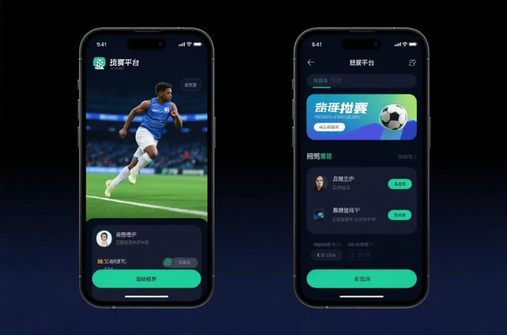 移动端界面示意图